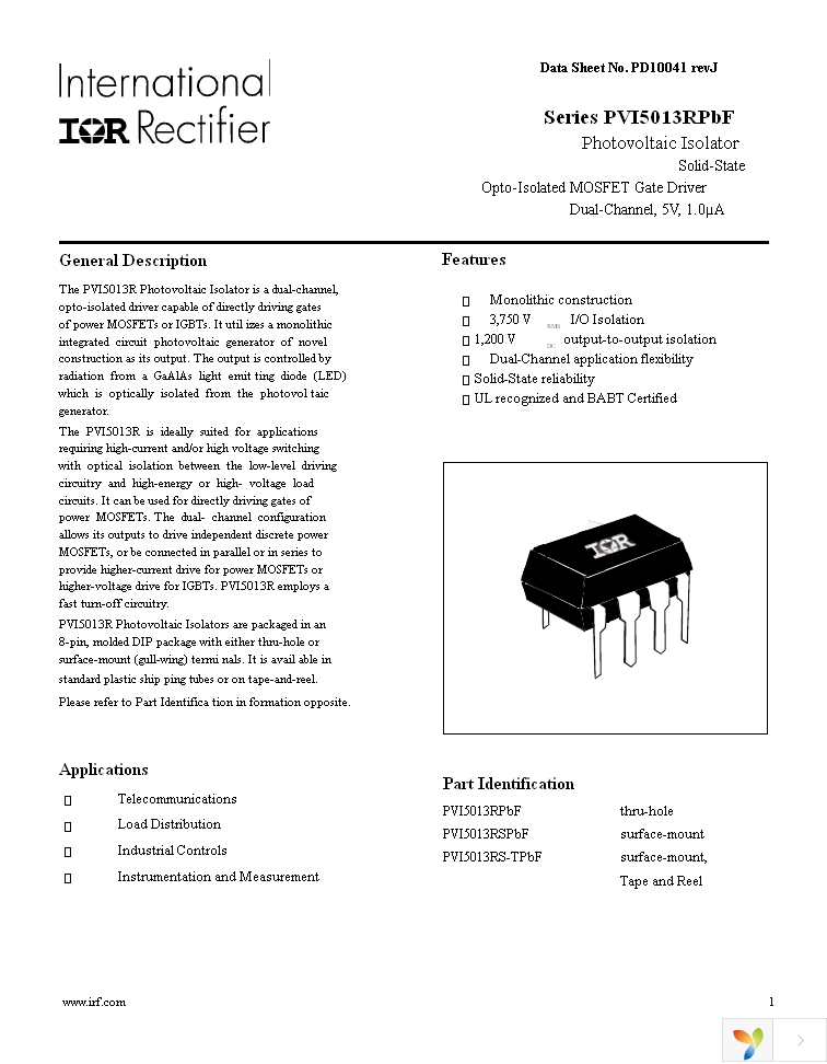 PVI5013RPBF Page 1