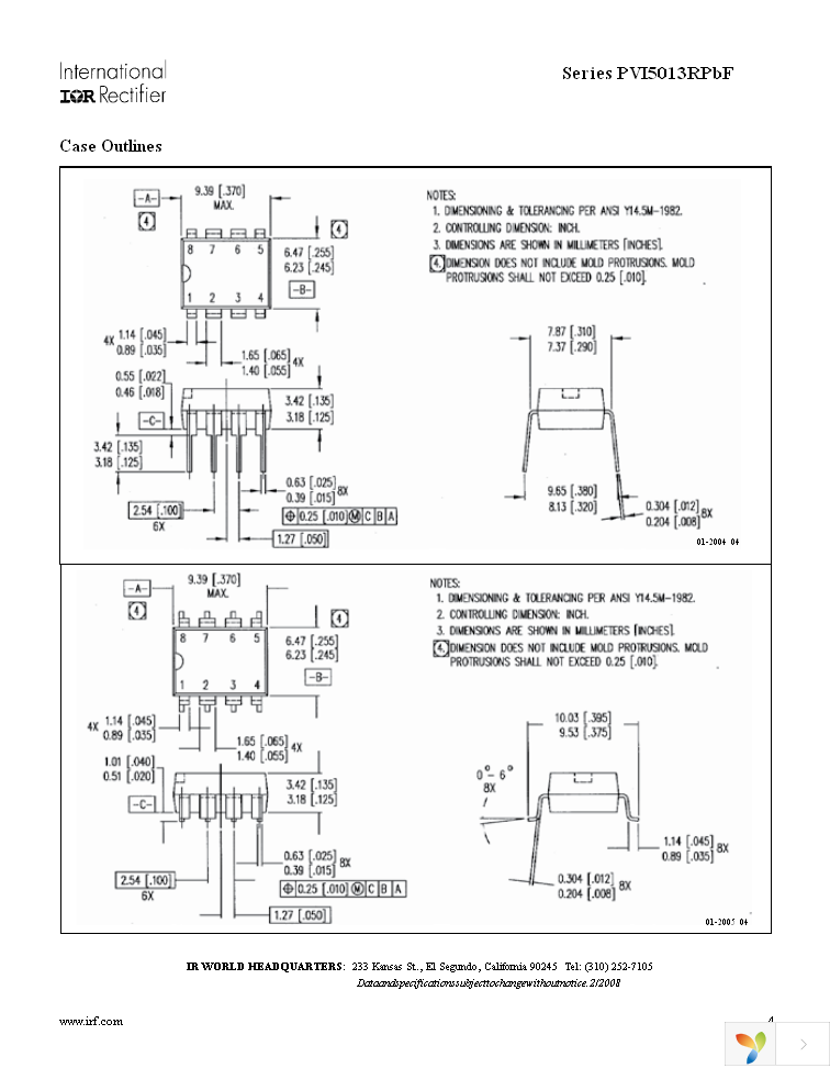 PVI5013RPBF Page 4