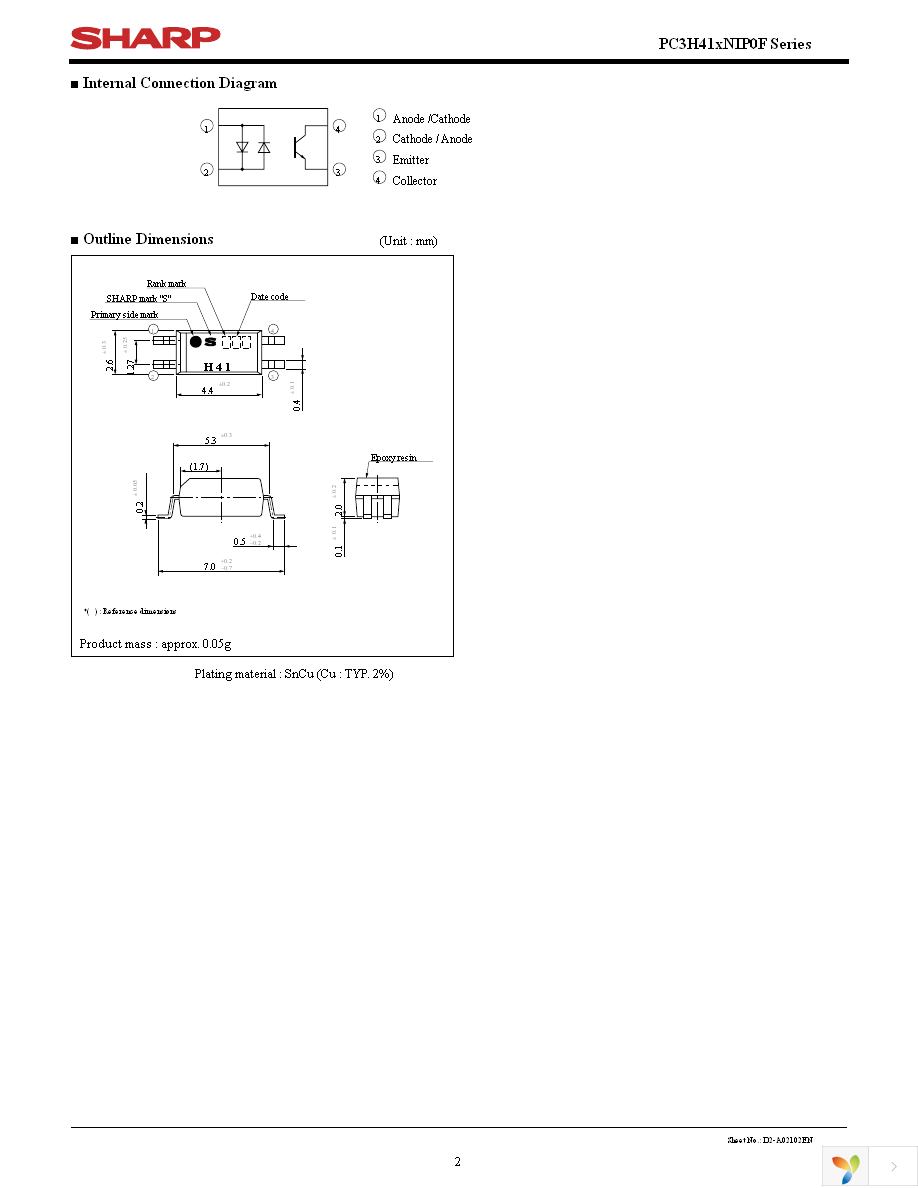 PC3H410NIP0F Page 2