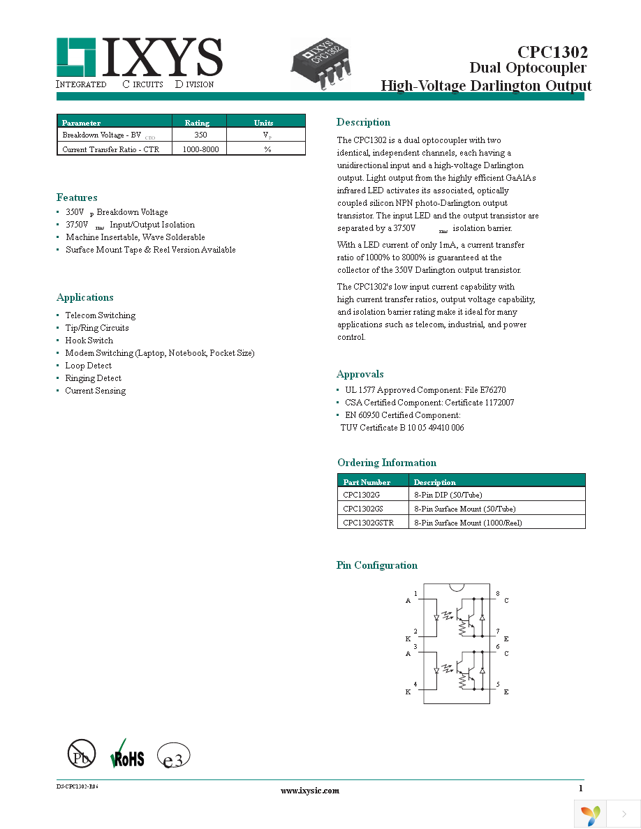 CPC1302GSTR Page 1