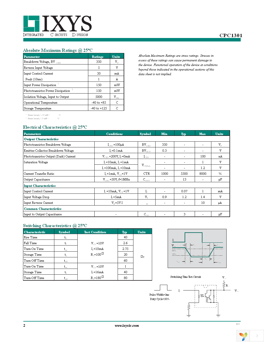 CPC1301G Page 2