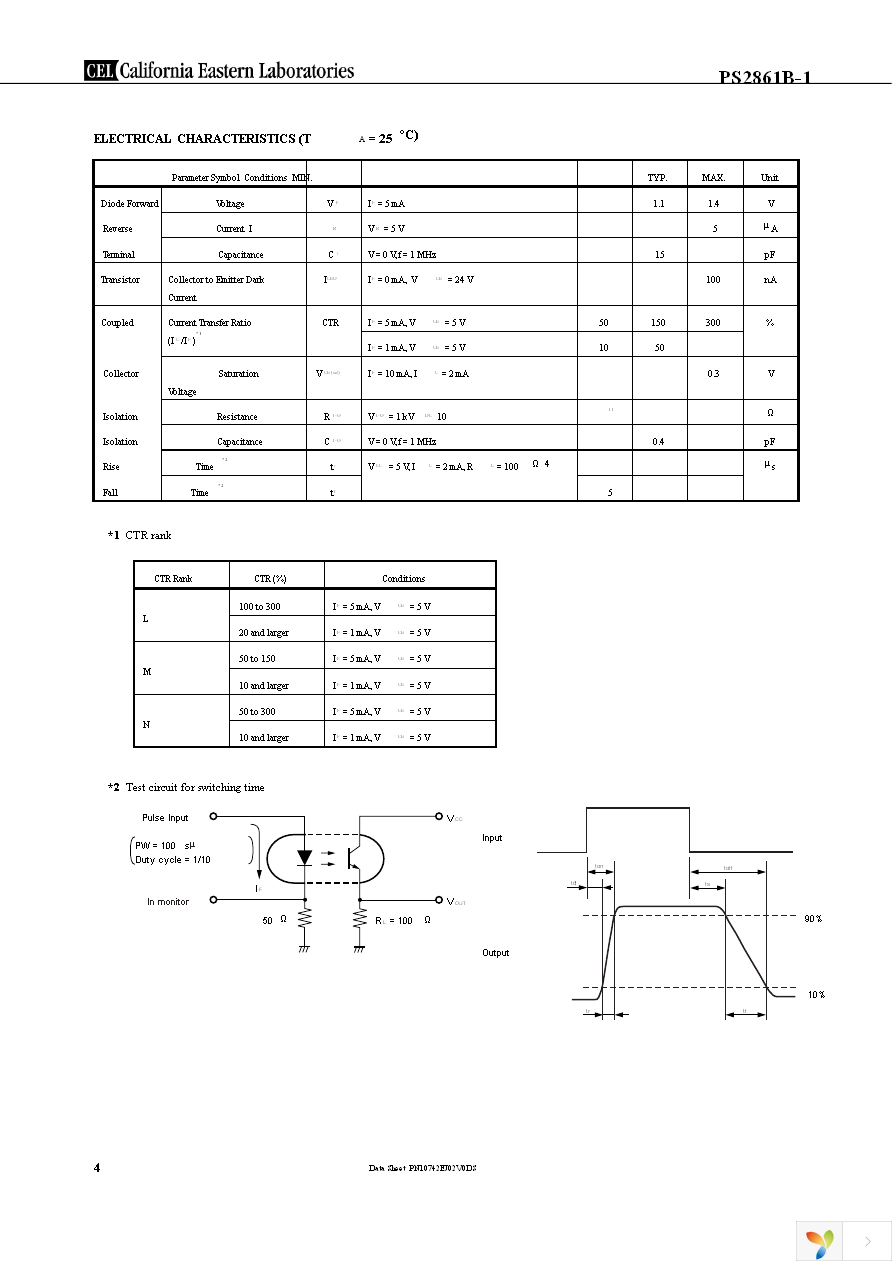 PS2861B-1Y-A Page 4