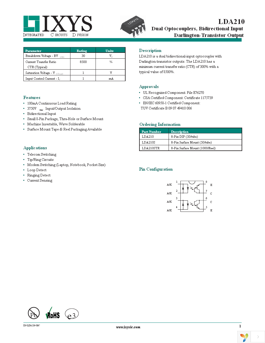 LDA210 Page 1