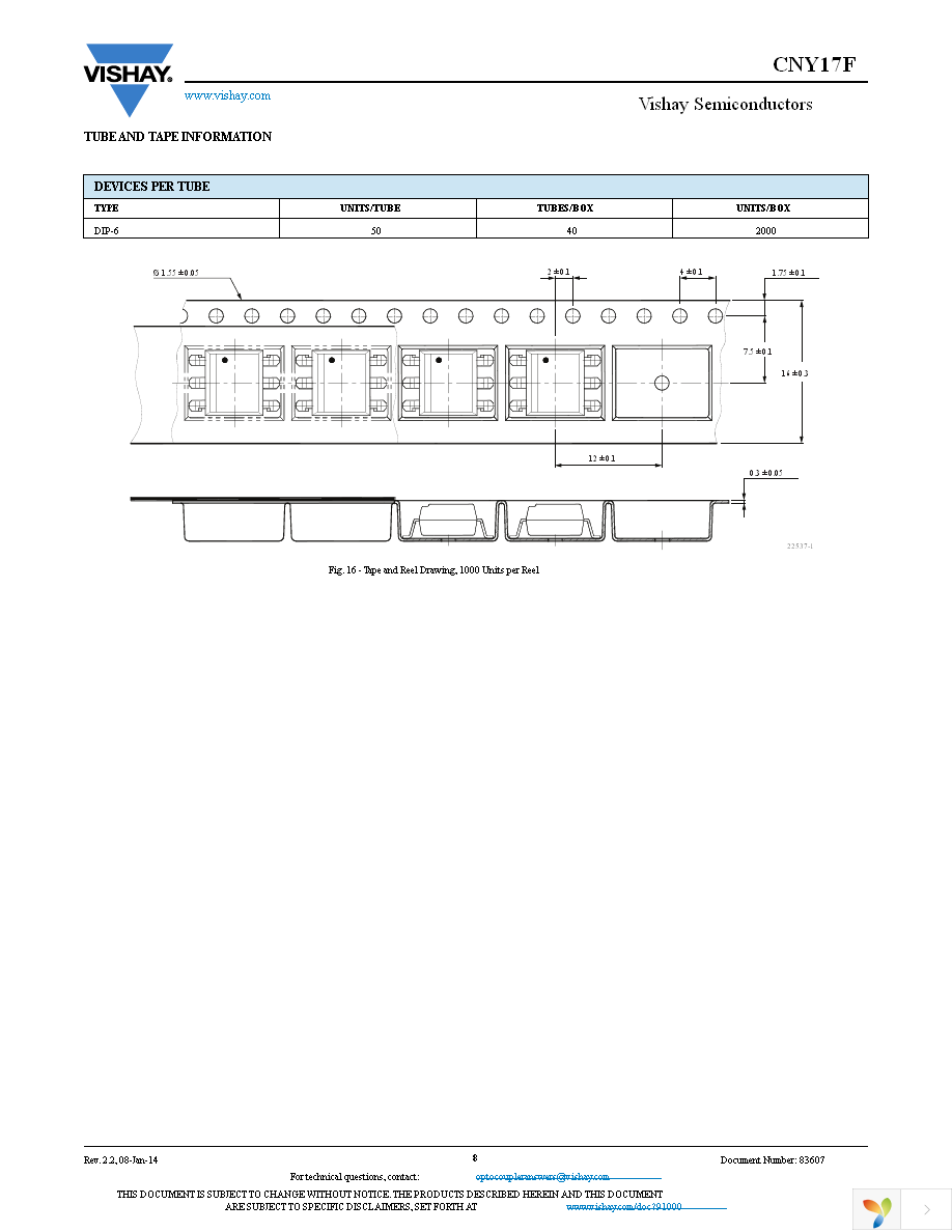 CNY17F-2X007T Page 8