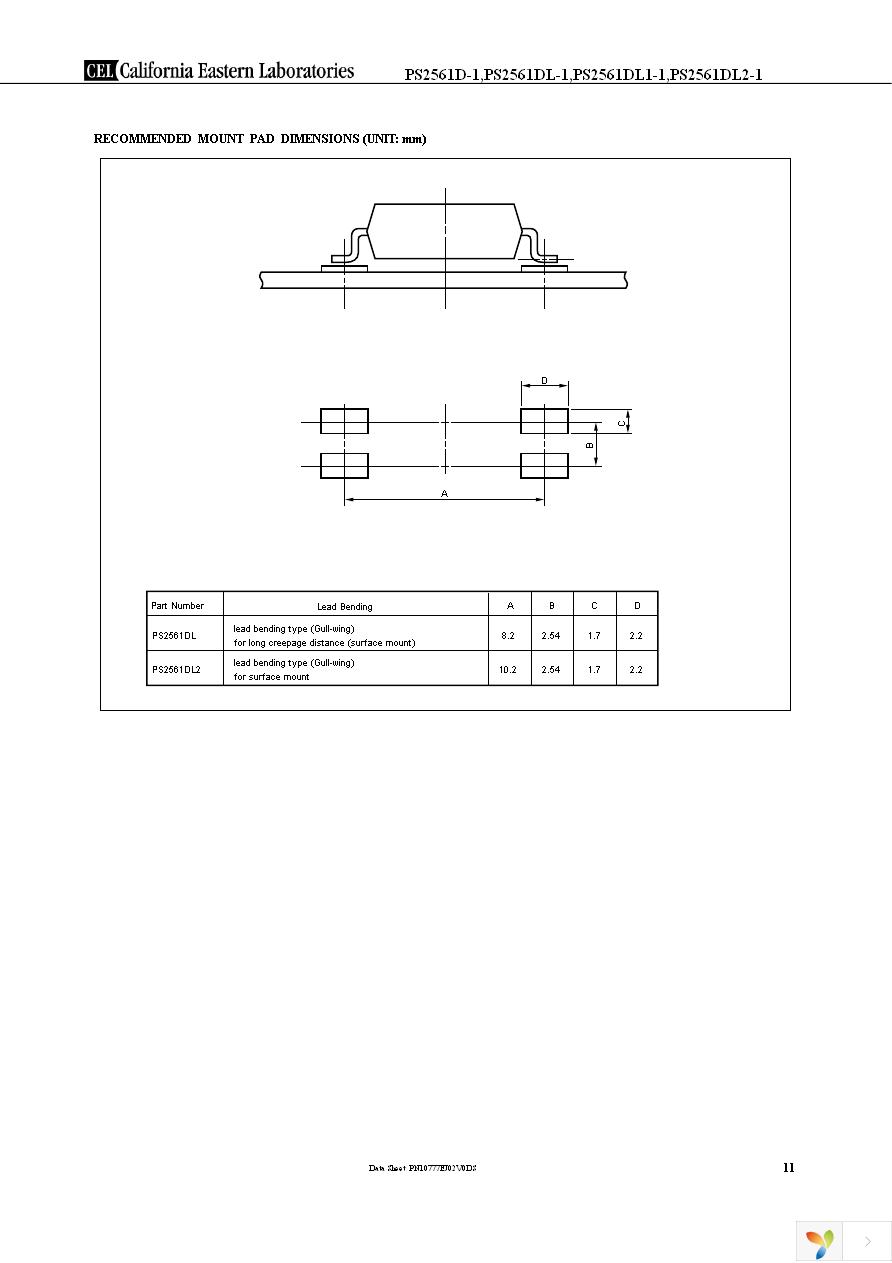 PS2561DL2-1Y-E3-L-A Page 11