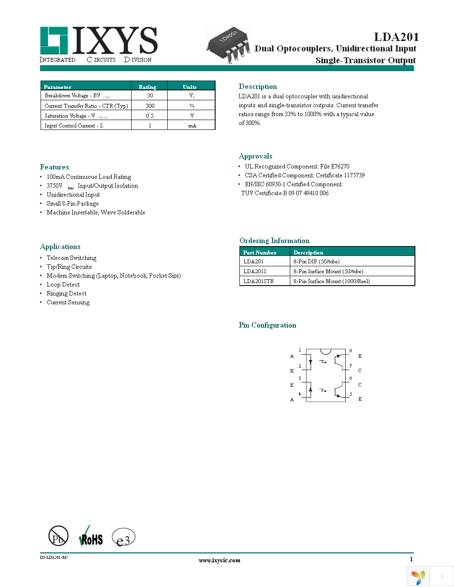 LDA201STR Page 1