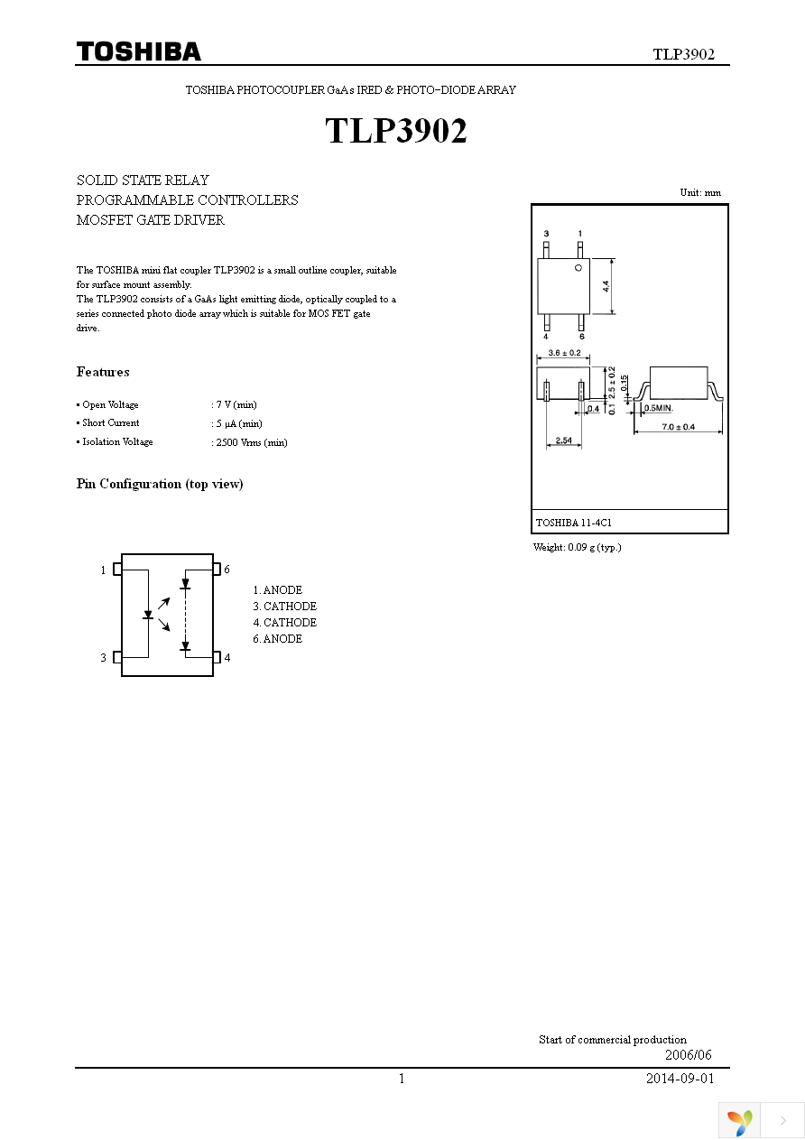 TLP3902(TPR,U,F) Page 1