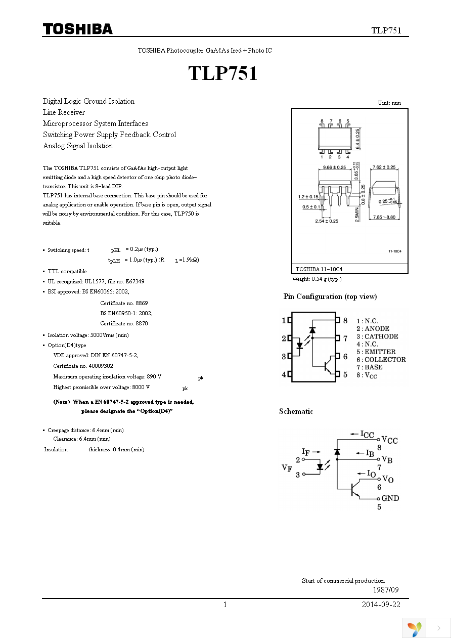 TLP751(F) Page 1