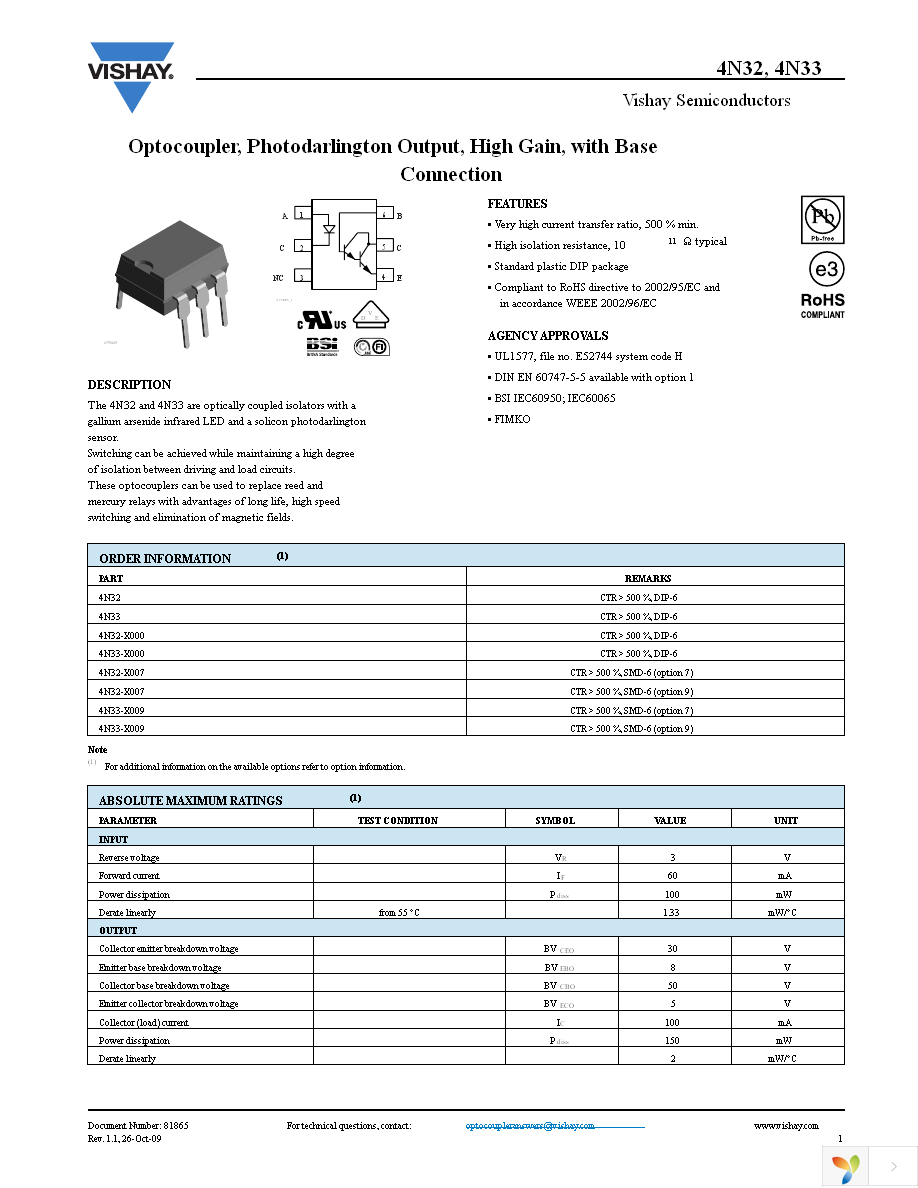 4N33-X000 Page 1