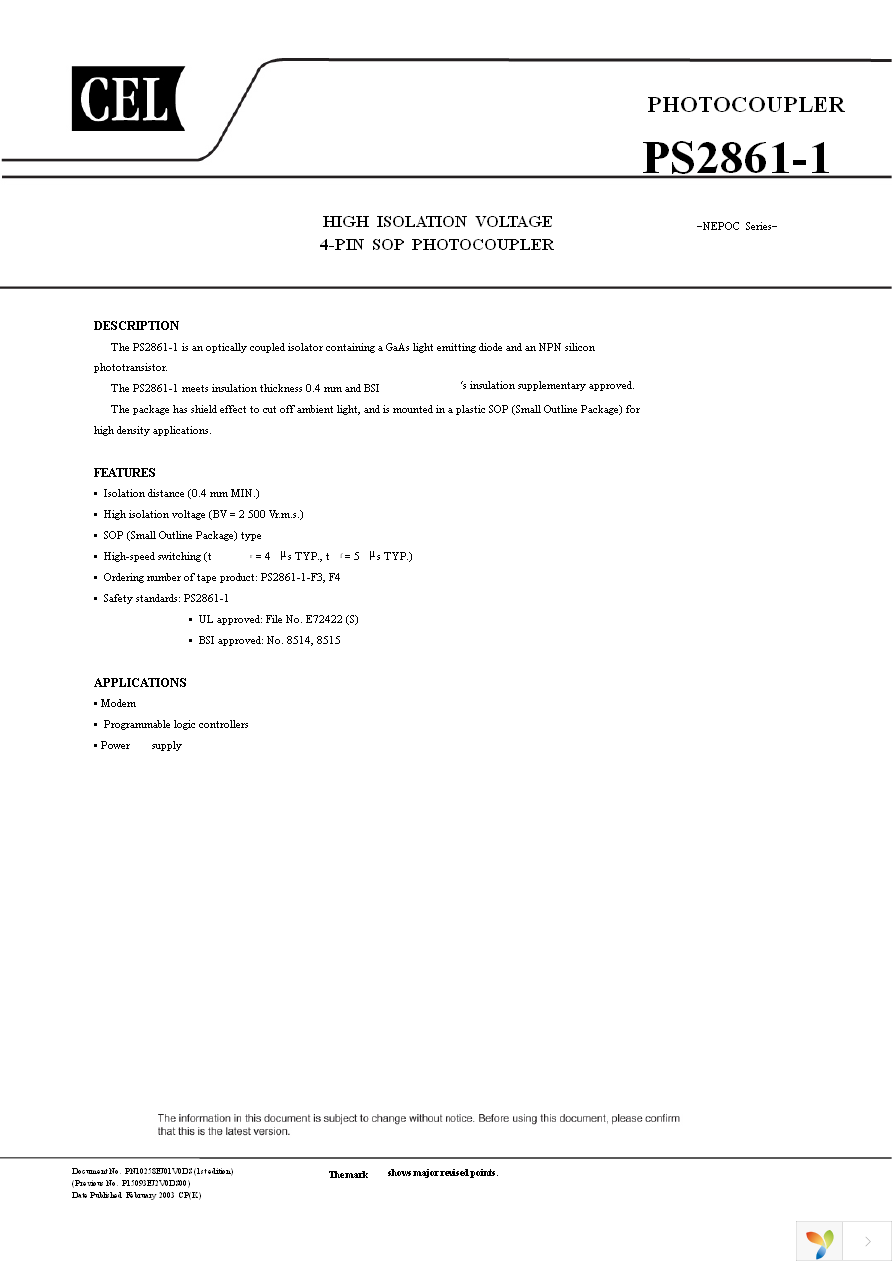 PS2861-1-F3 Page 1