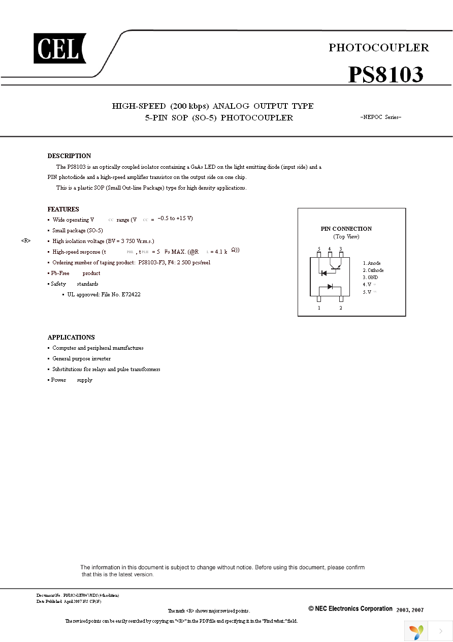 PS8103-A Page 1