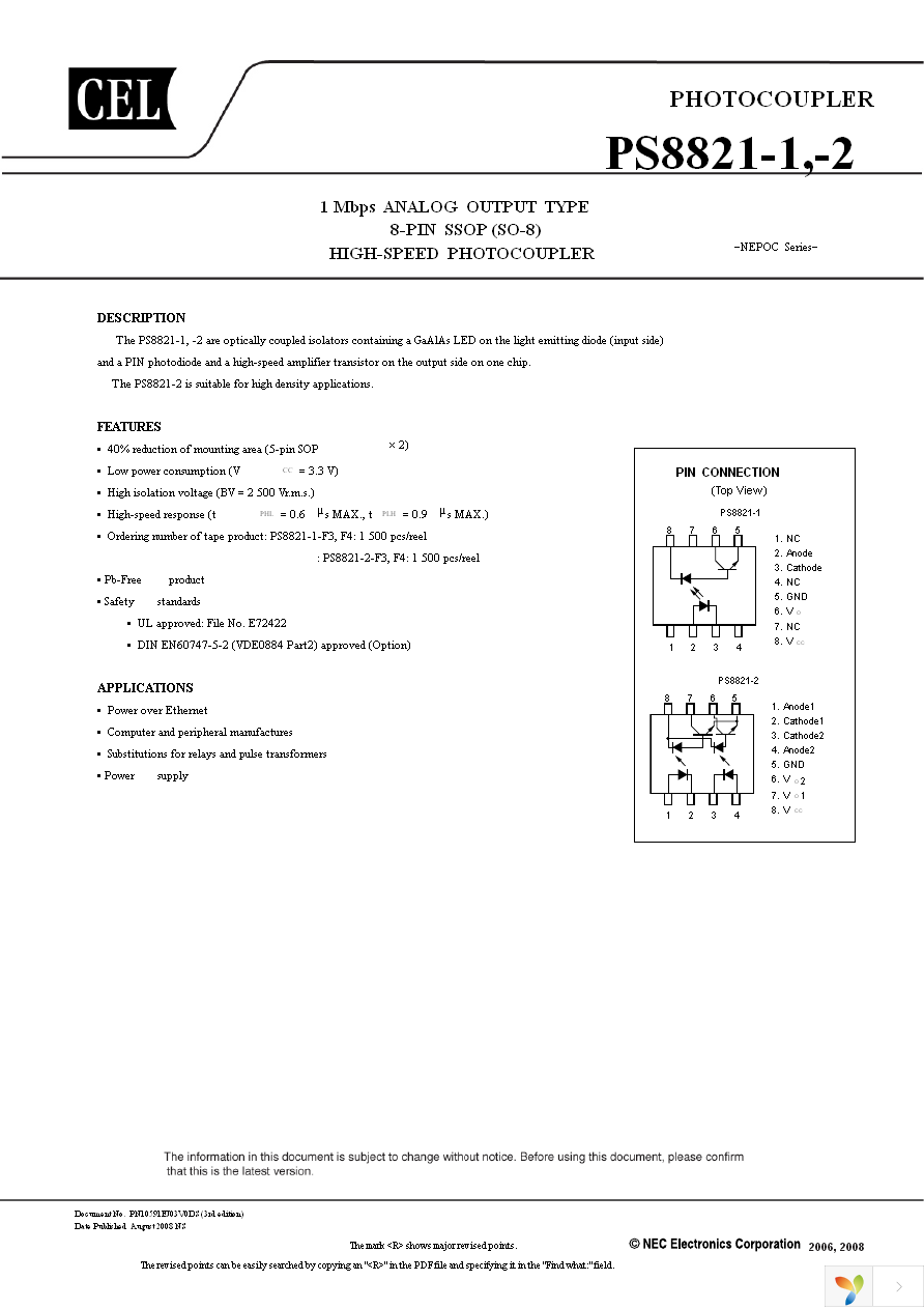 PS8821-1-A Page 1