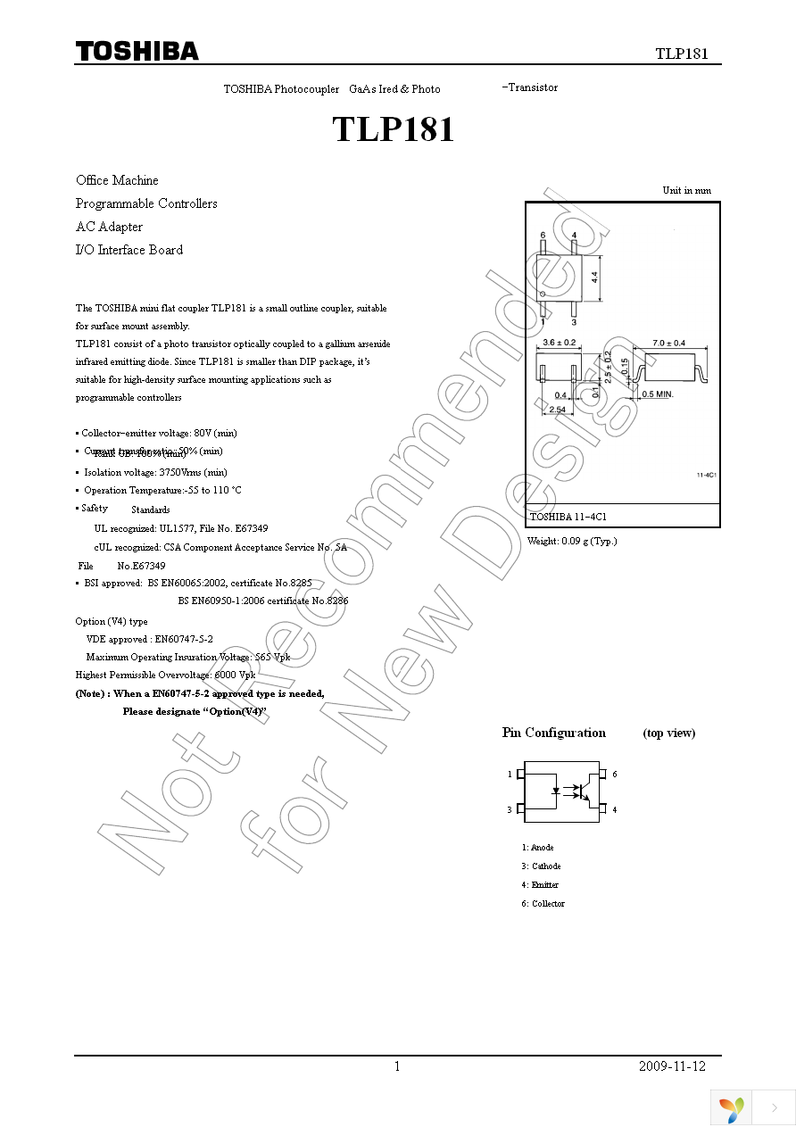 TLP181(GB-TPL,F) Page 1