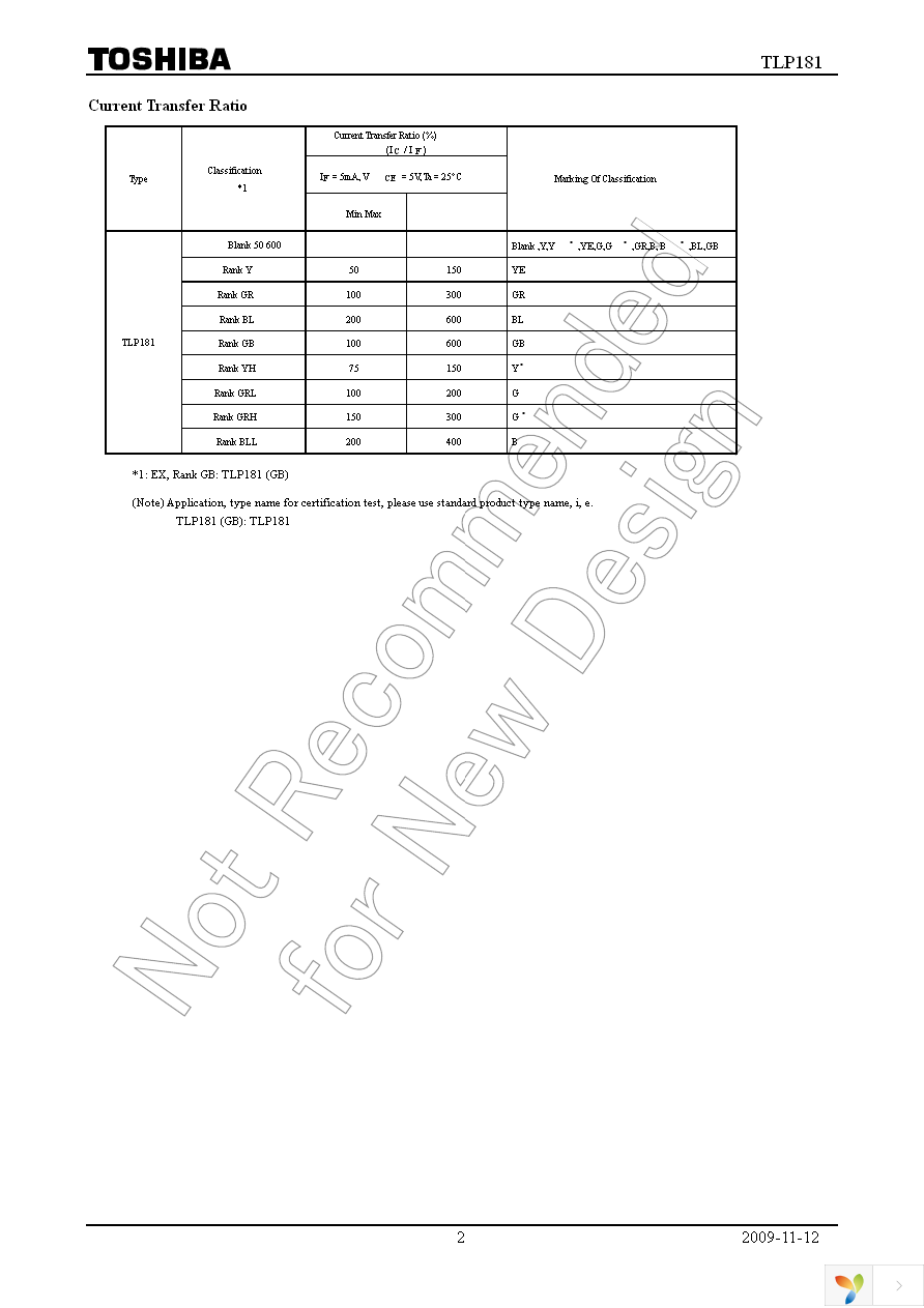 TLP181(GB-TPL,F) Page 2