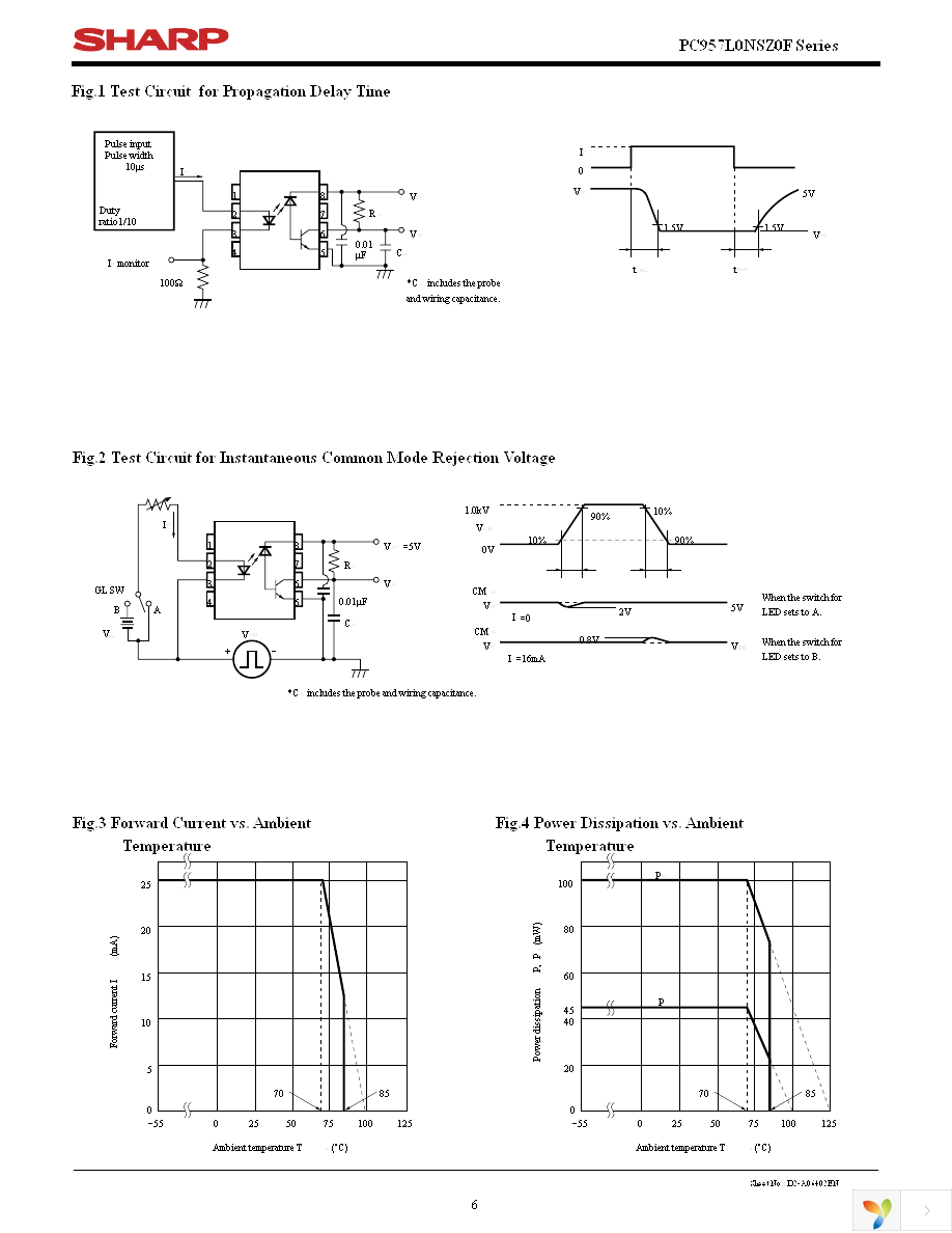 PC957L0NSZ0F Page 6