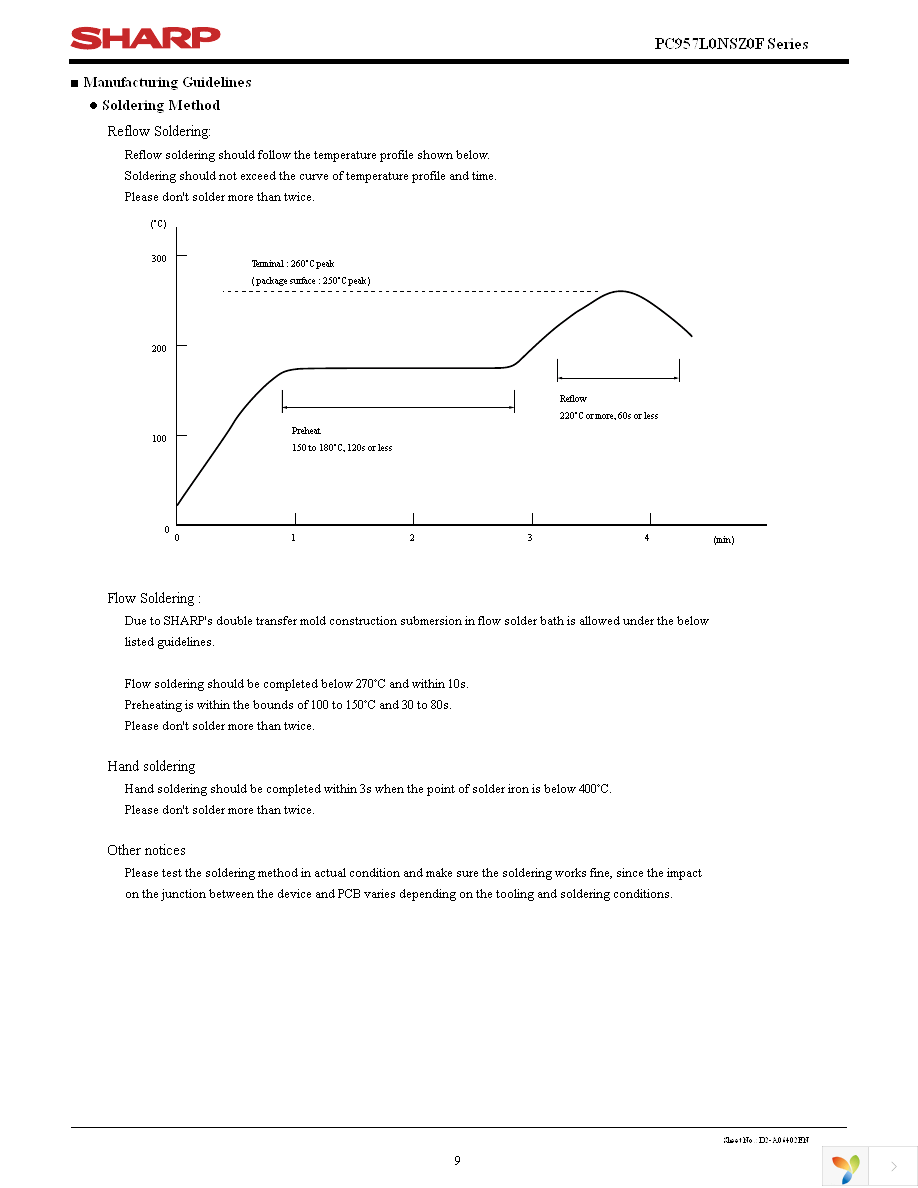 PC957L0NSZ0F Page 9