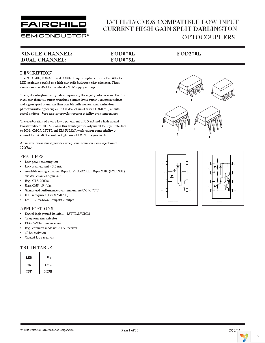 FOD270LSD Page 1