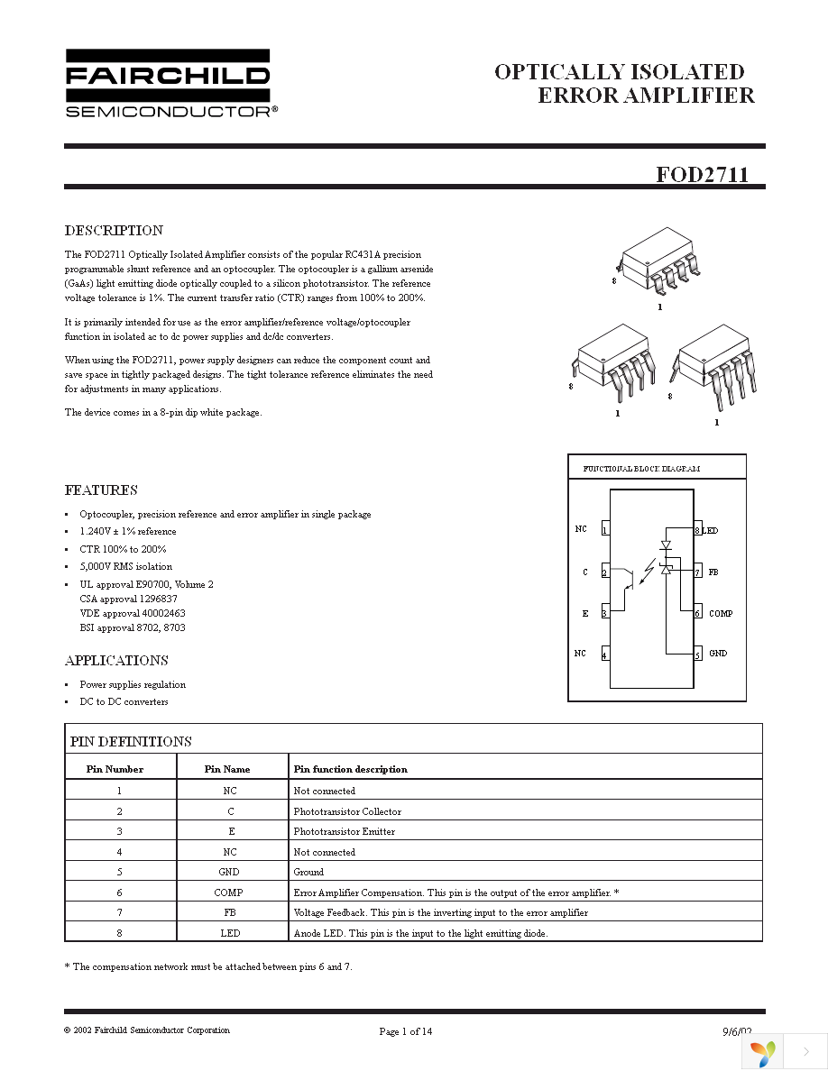 FOD2711SV Page 1