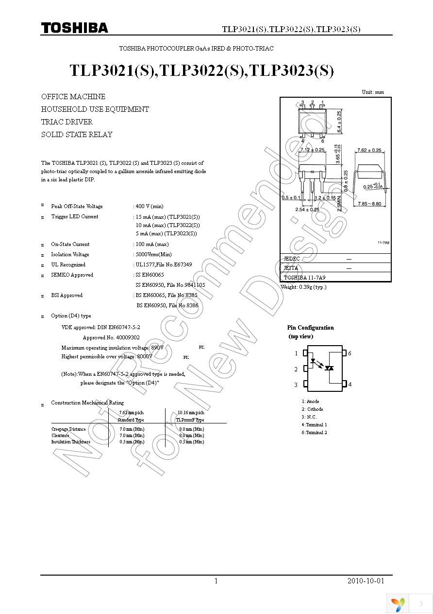 TLP3023(S,F) Page 1