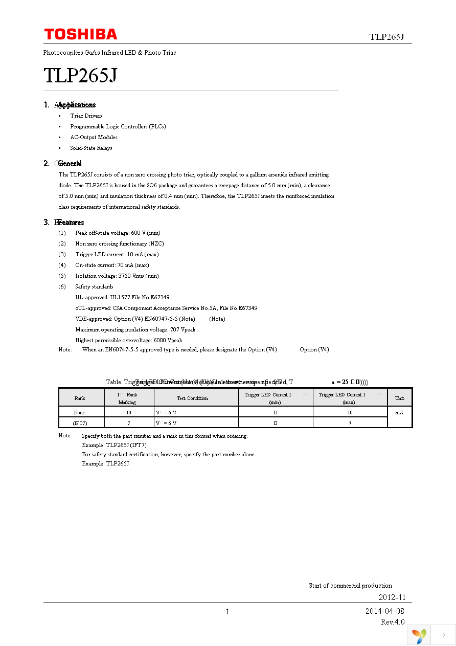 TLP265J(T7-TPL,E Page 1