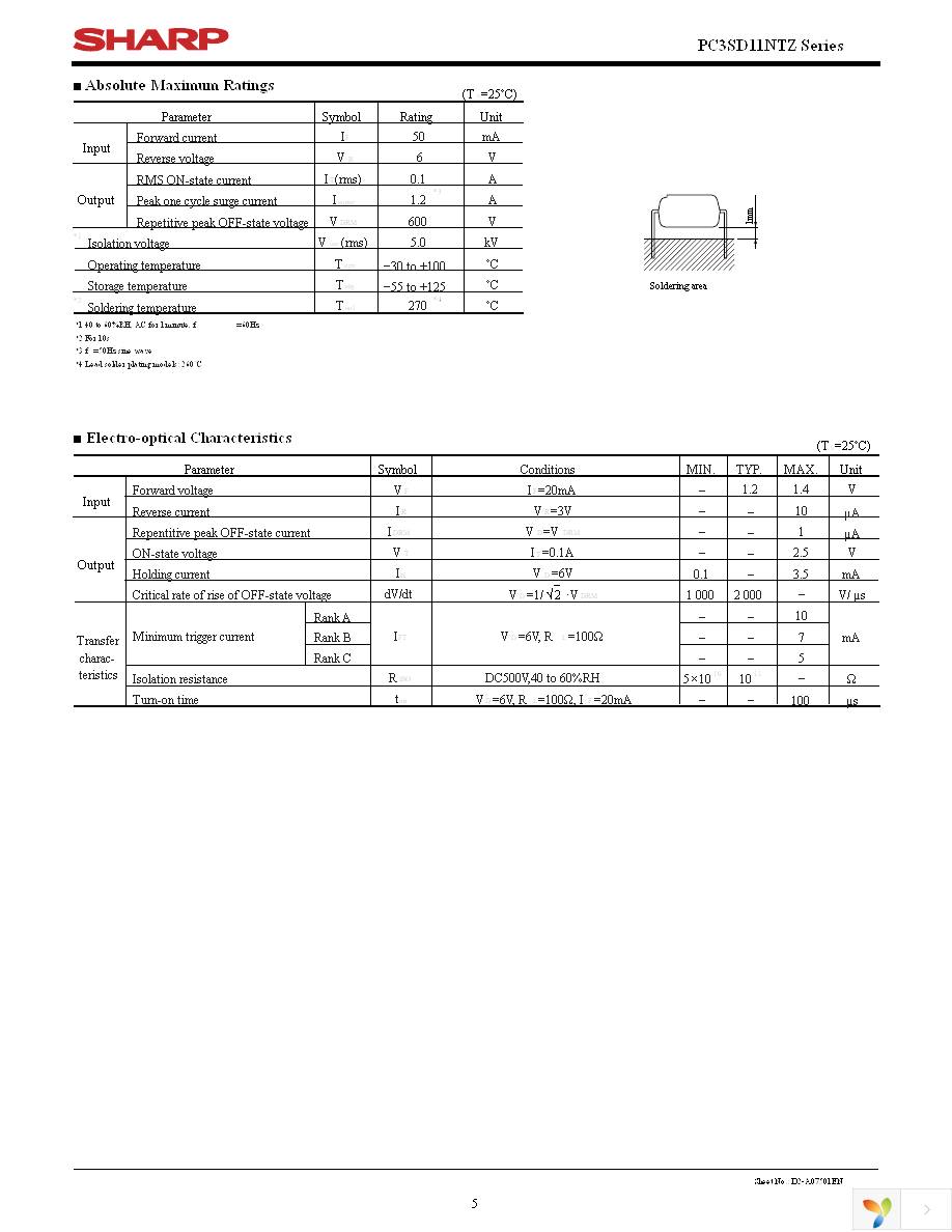 PC3SD11NTZBF Page 5