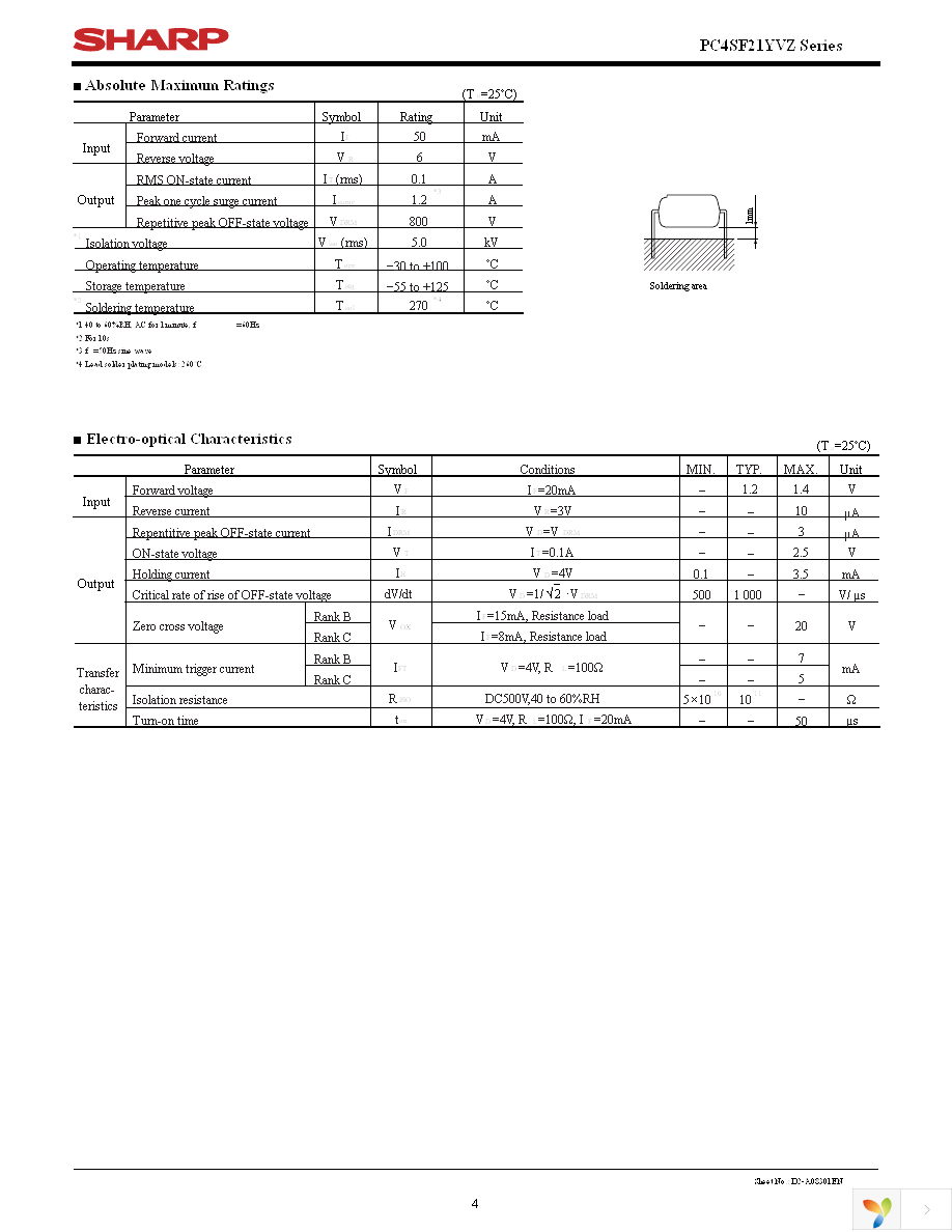 PC4SF21YTZBF Page 4