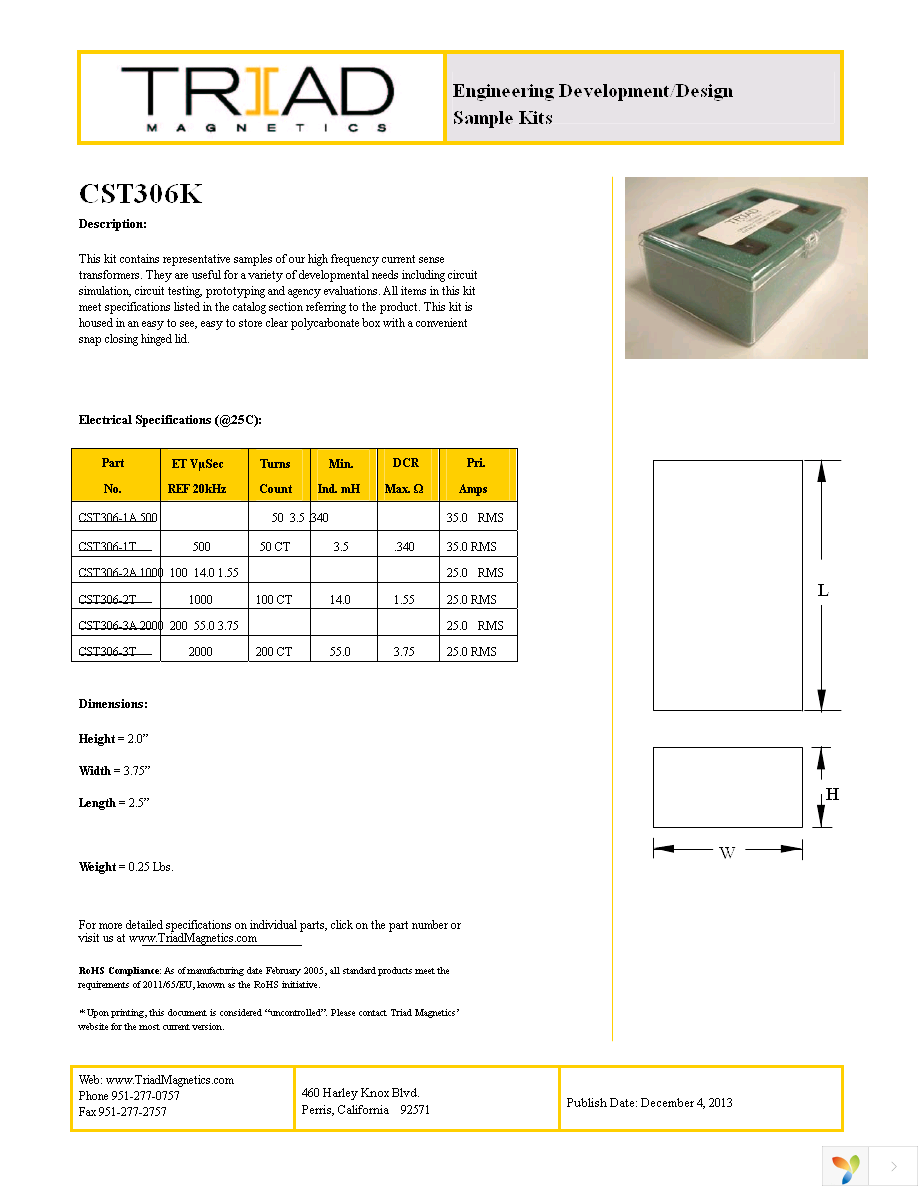 CST306-KIT Page 1