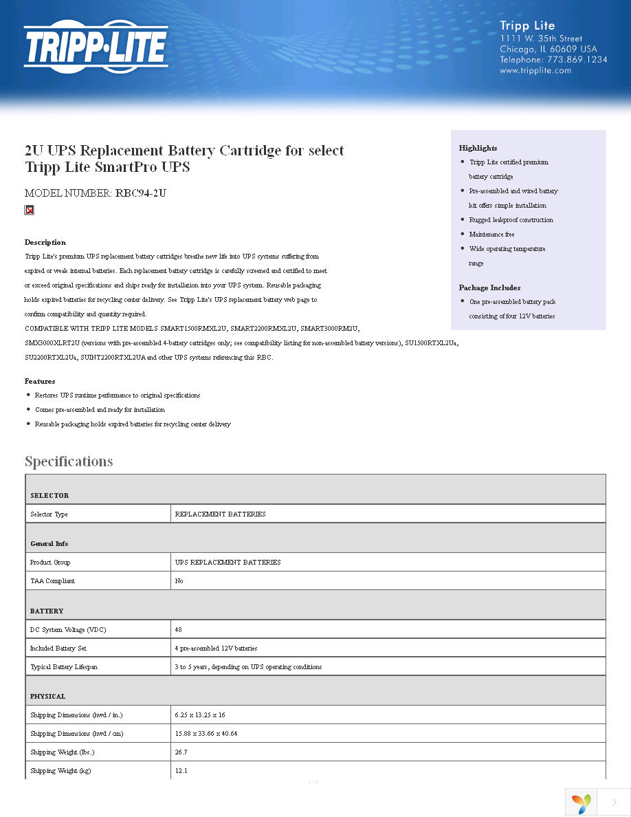 RBC94-2U Page 1