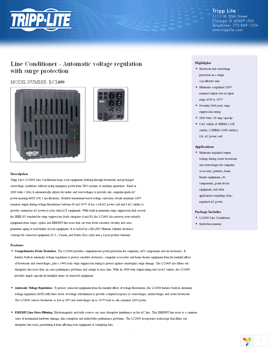 LC2400 Page 1