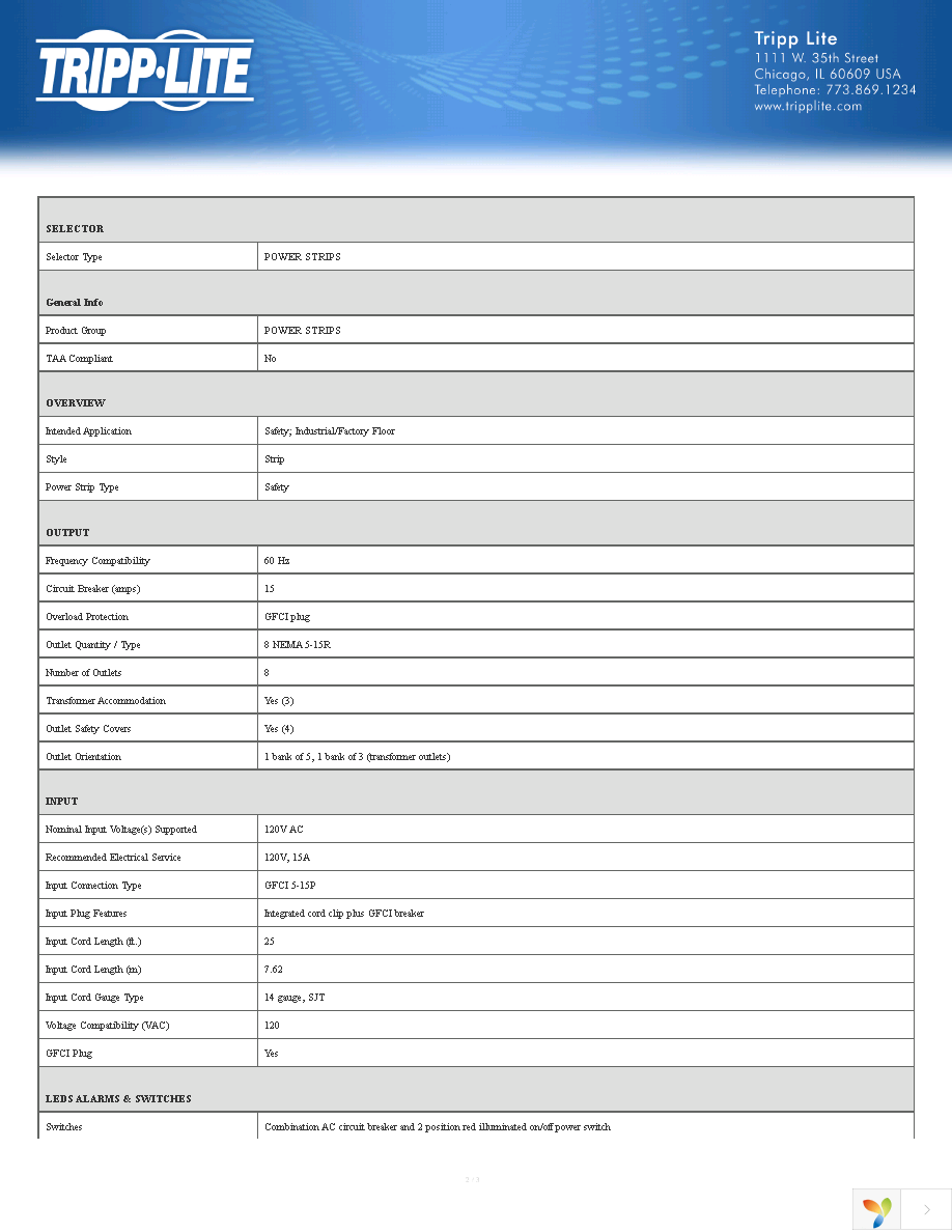 TLM825GF Page 2