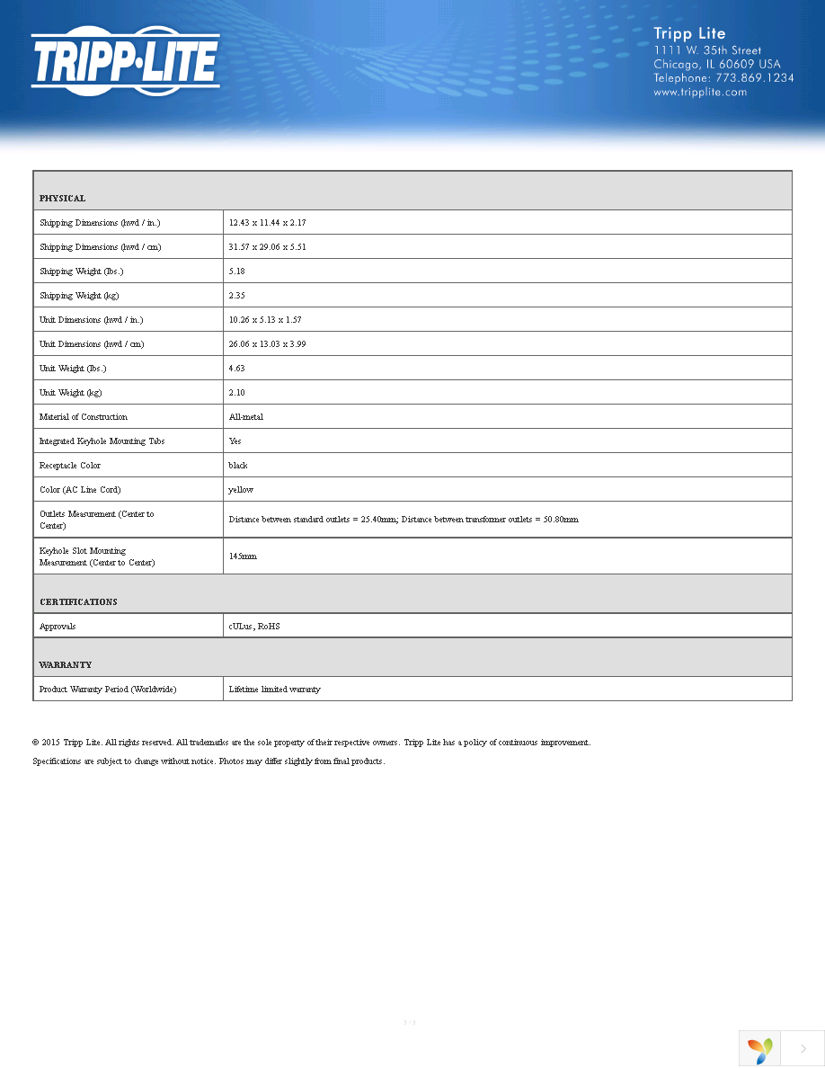 TLM825GF Page 3