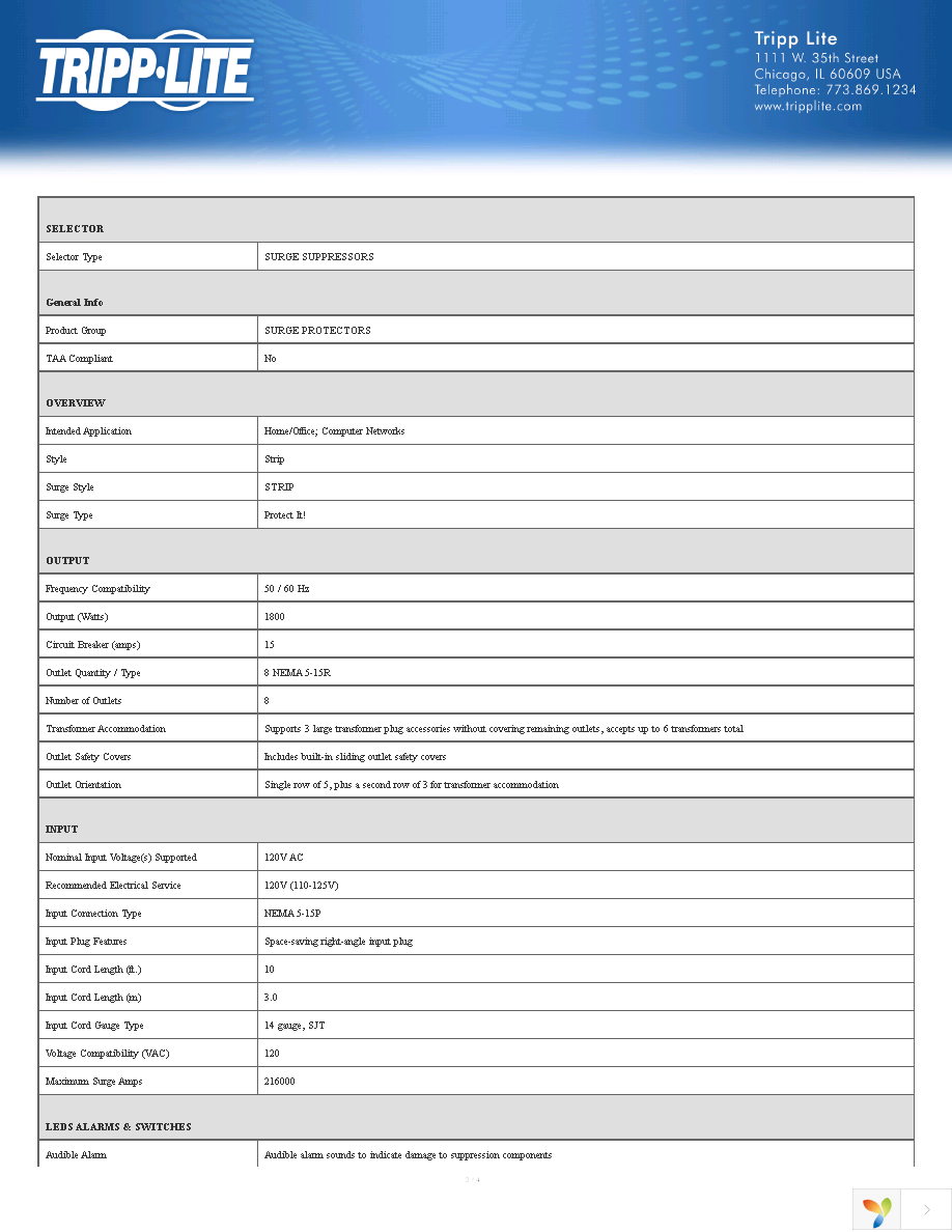 TLP810NET Page 2