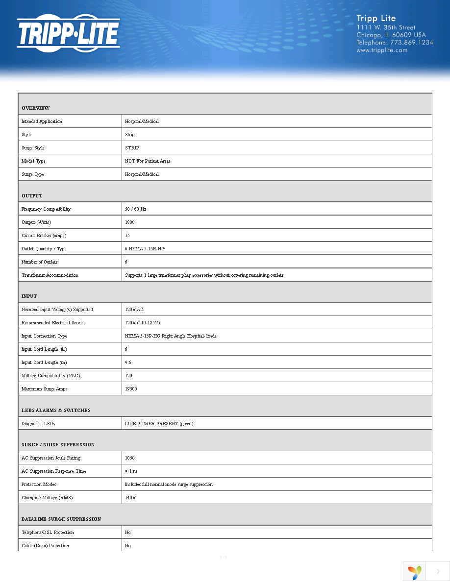 SPS606HGRA Page 2