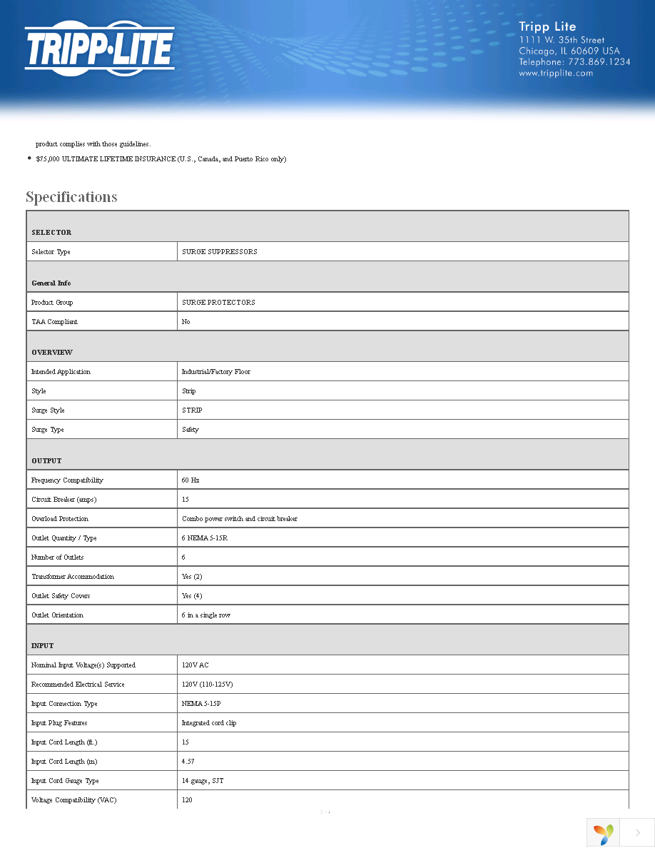 TLM615SA Page 2