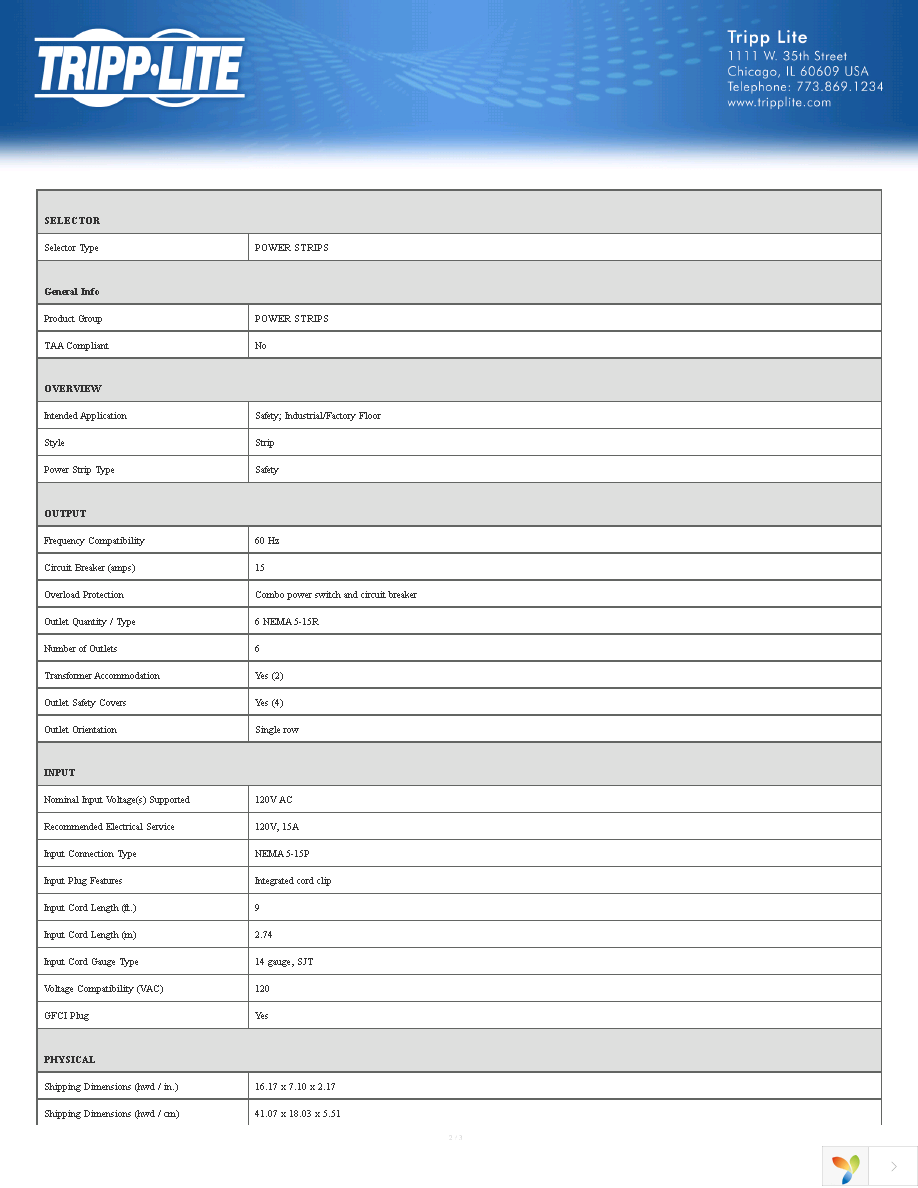 TLM609NS Page 2