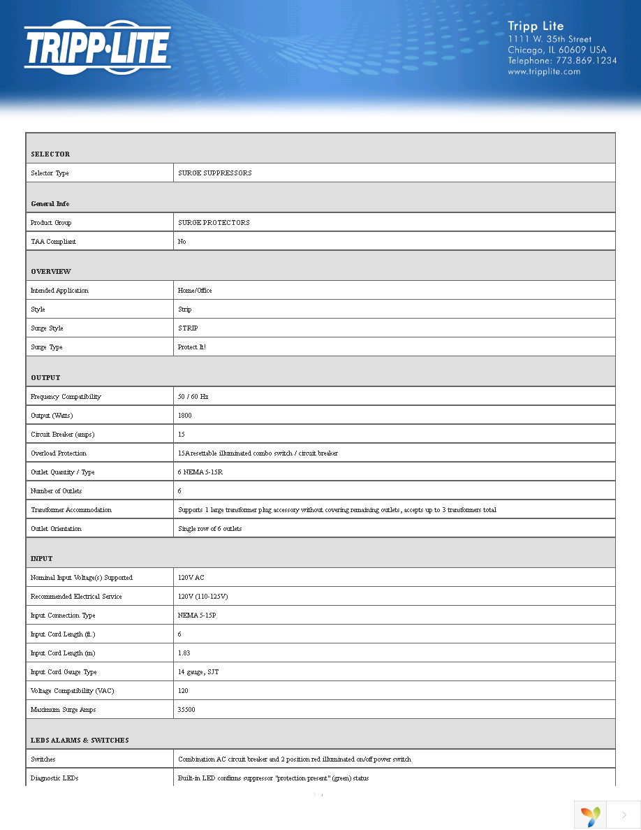 TLP606B Page 2