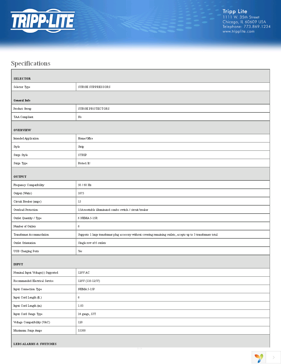 TLP606USB Page 2