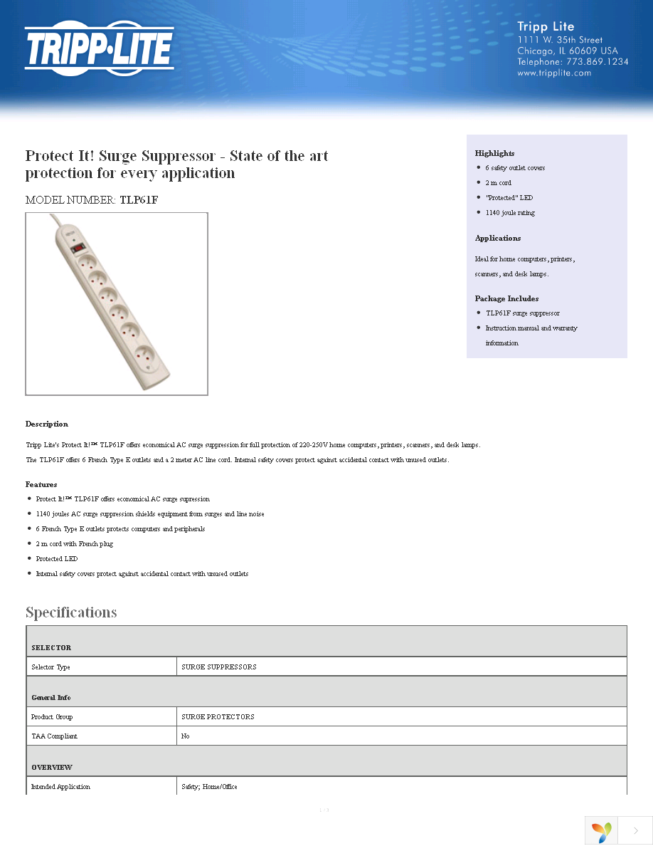 TLP61F Page 1