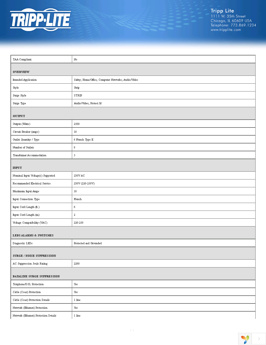 TLP82NSATF Page 2