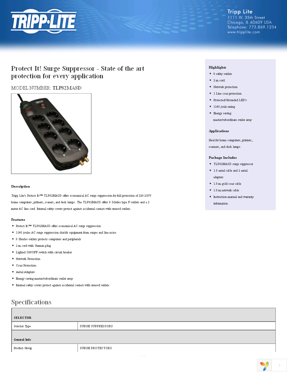 TLP82MASD Page 1