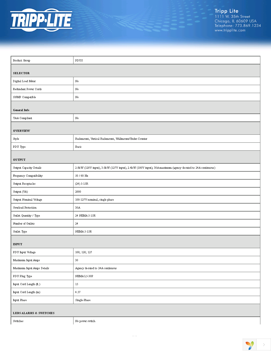 PDU2430 Page 2