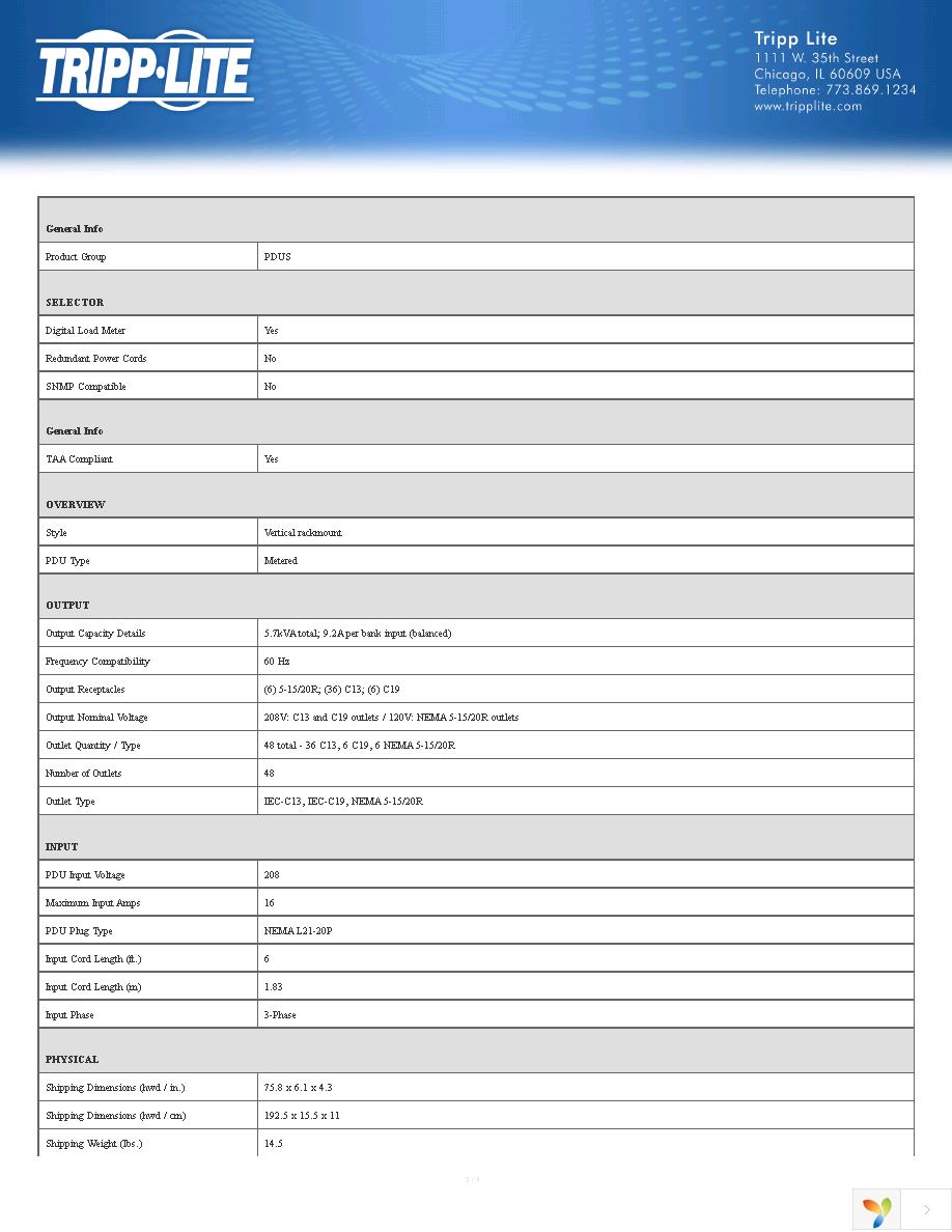 PDU3MV6L2120 Page 2