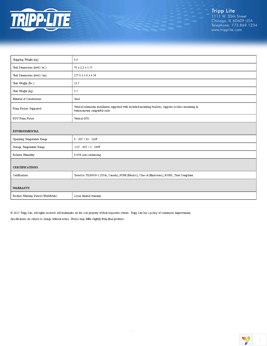 PDU3MV6L2120LV Page 3