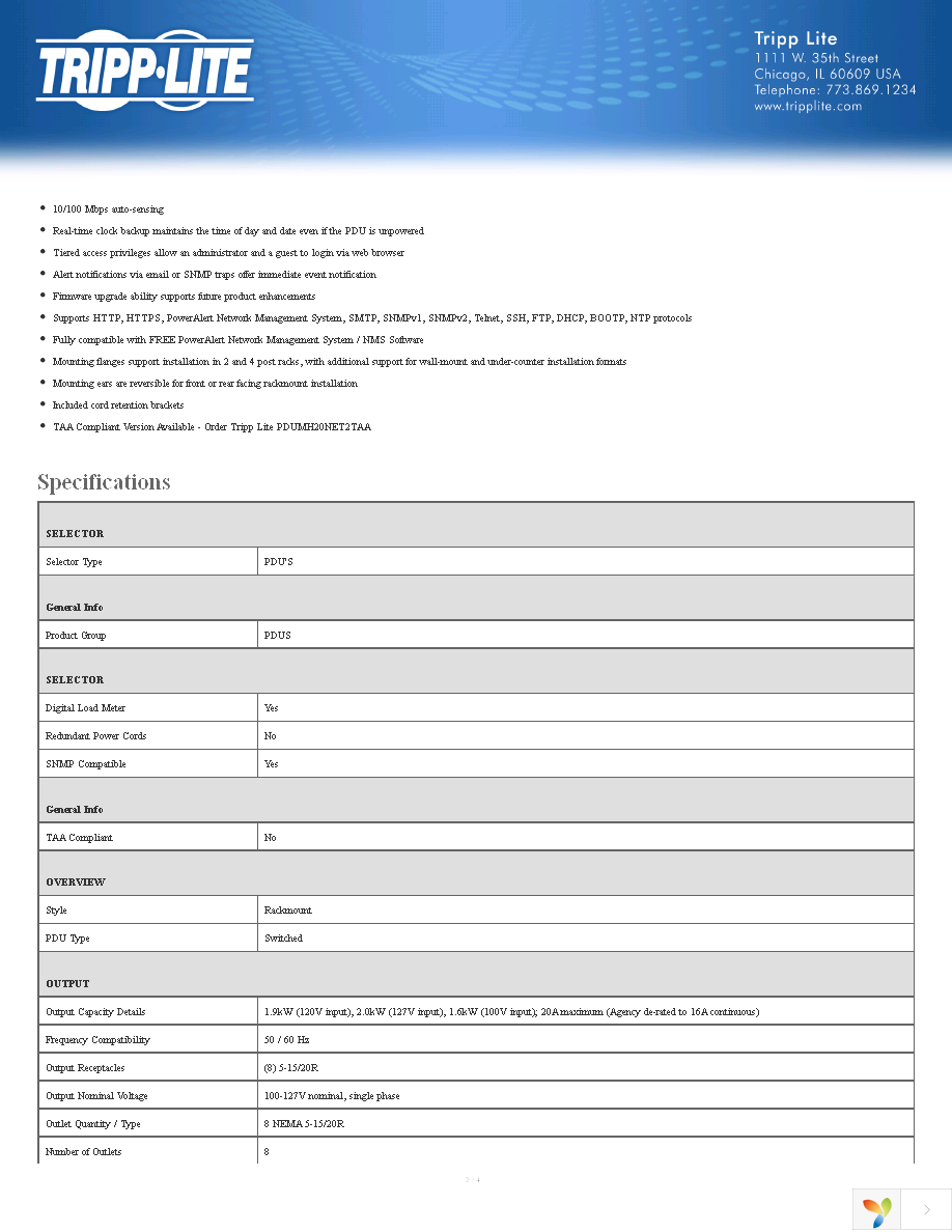 PDUMH20NET2 Page 2