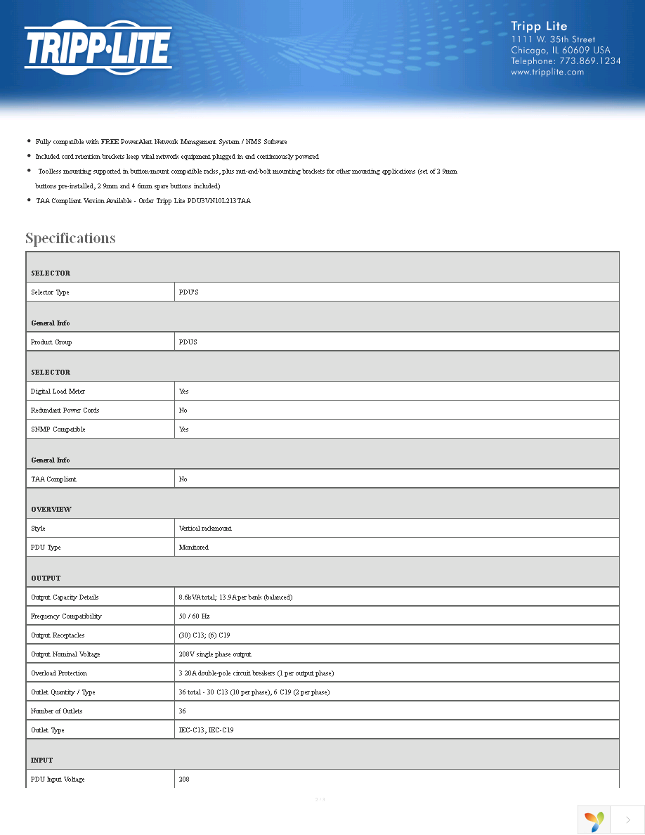 PDU3VN10L2130 Page 2