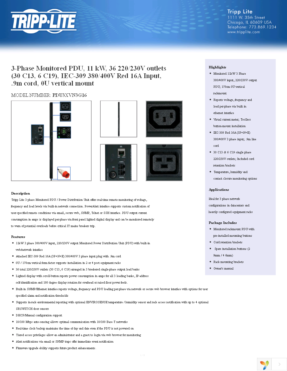 PDU3XVN3G16 Page 1