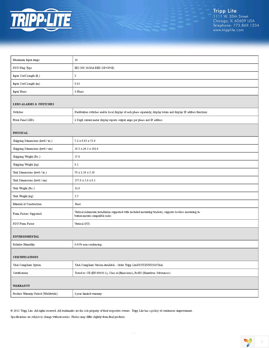 PDU3XVN3G16 Page 3