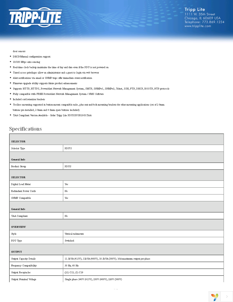 PDU3XVSR10G16 Page 2