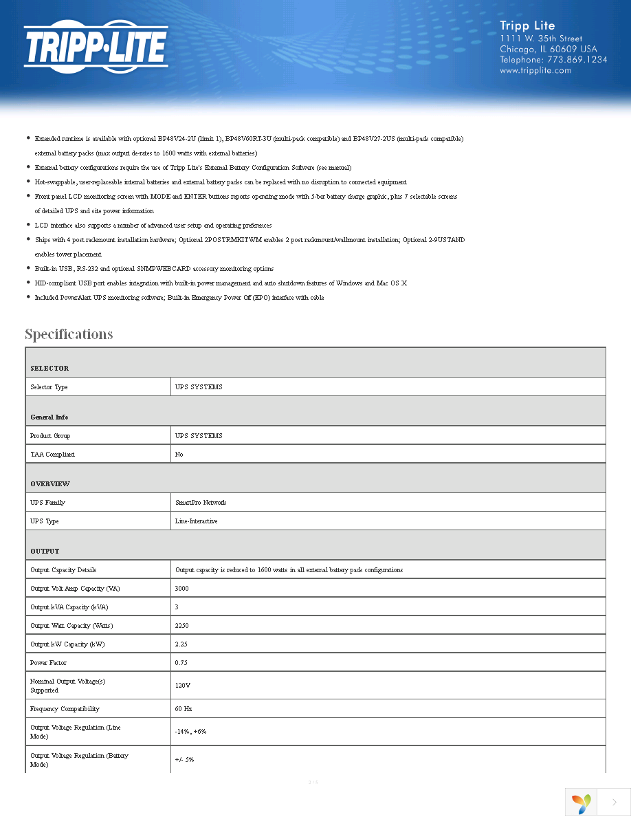 SMART3000RM2U Page 2