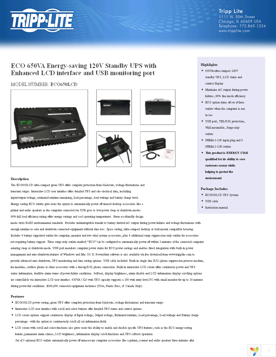 ECO650LCD Page 1